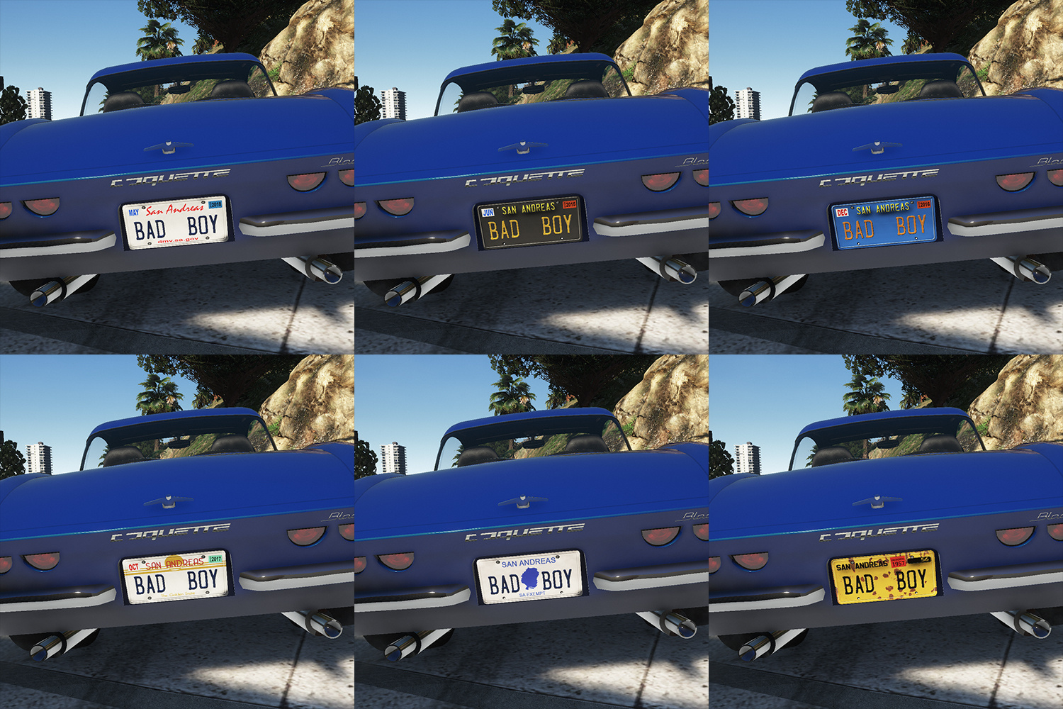 GTAV License Plates Complete Pack GTA 5 Mods